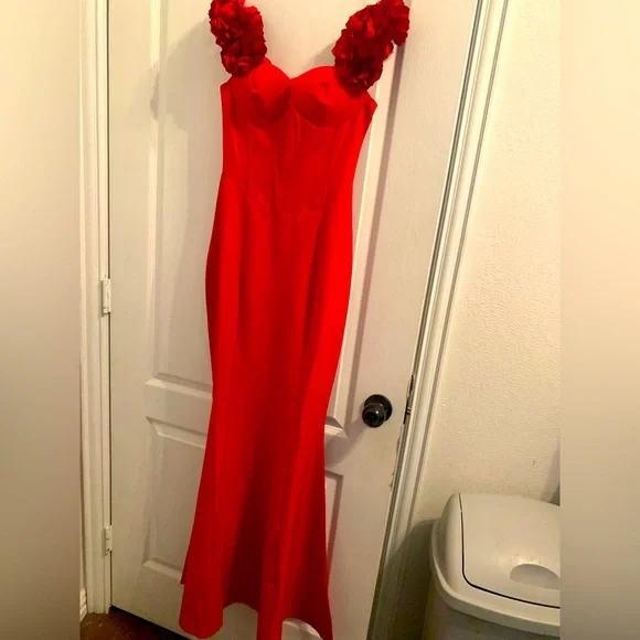 Fashion Nova | Dresses | Never Worn Red Fashion Nova Promwedding Guest Dress  Size Xs | Poshmark